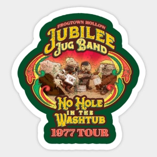 No Hole In The Washtub '77 Tour Sticker